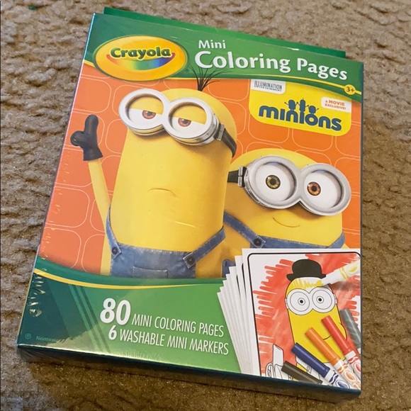 Crayola | Toys | Crayola Despicable Me Mini Coloring Pages | Poshmark